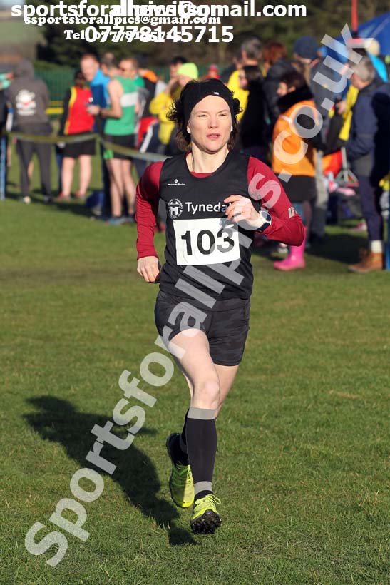 Senior womens 2020 Birtley Cross Country Relay, County Durham.  Photo: David T. Hewitson/Sports for All Pics